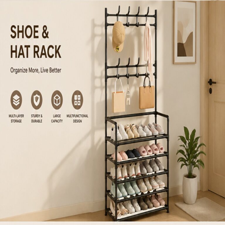 Open‑Style Shoe & Hat Rack Open‑Style Shoe & Hat Rack