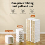 Single-row folding shoe rack Single-Row Folding Shoe Rack