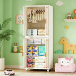 Plastic Storage Cabinet Portable Wardrobe