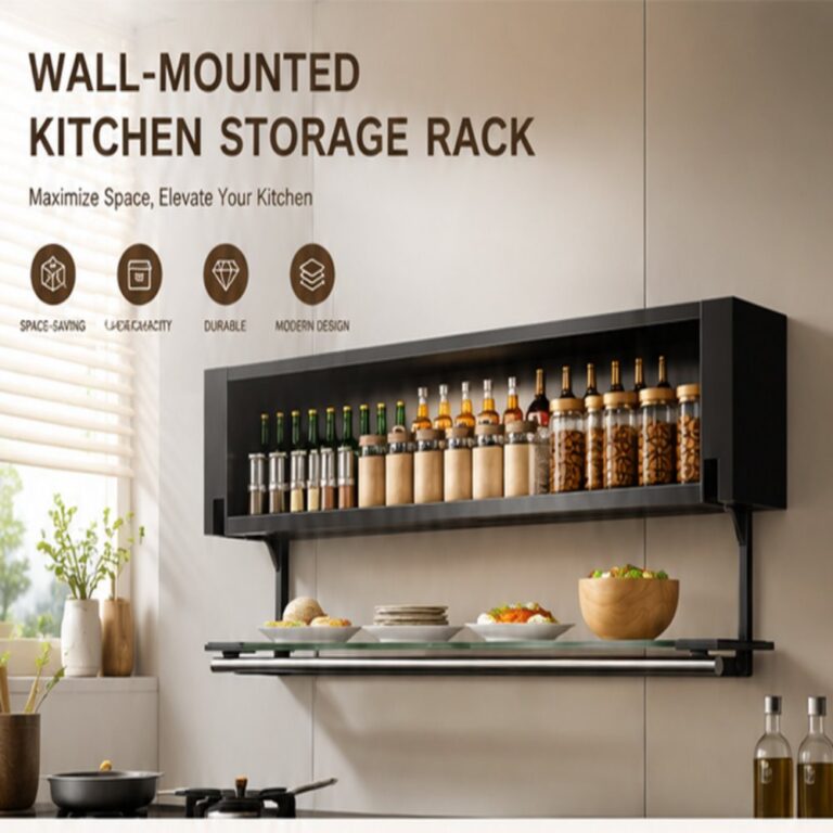Dish Rack Wall‑Mounted Kitchen Shelf