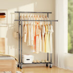 Garment Rack Double Rail Garment Rack