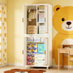 Plastic Storage Cabinet Portable Wardrobe
