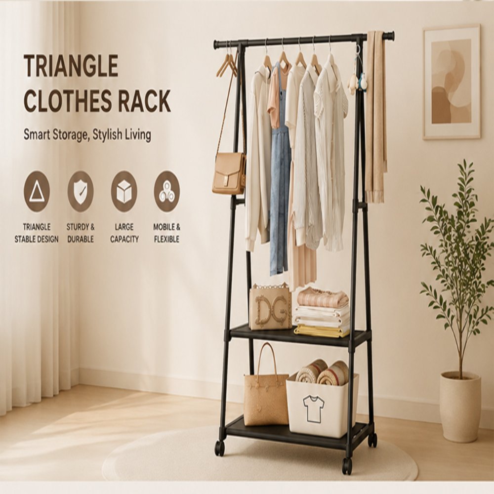 Multi-functional Coat Rack Triangular Coat Rack