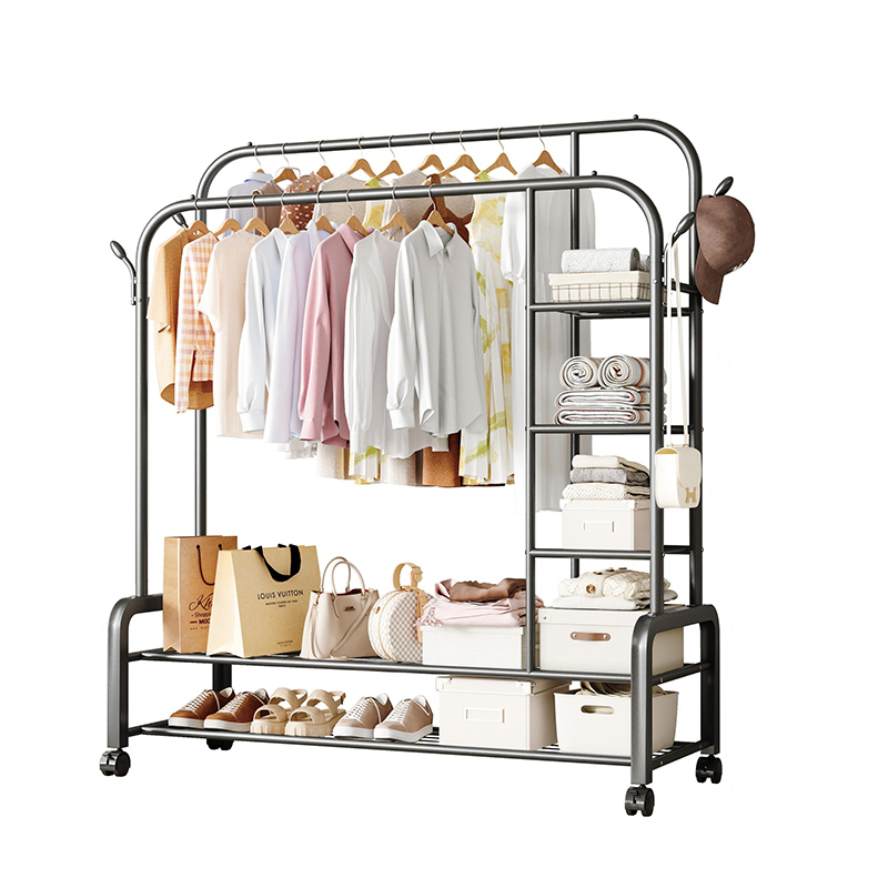 Double‑Rod Clothes Rack Double‑Rod Clothes Rack